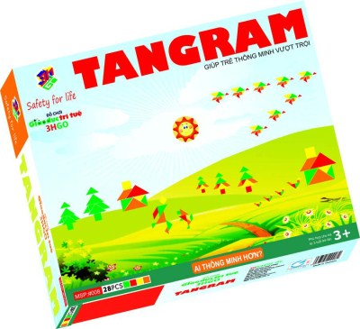 Bộ Ghép Hình Tangram New